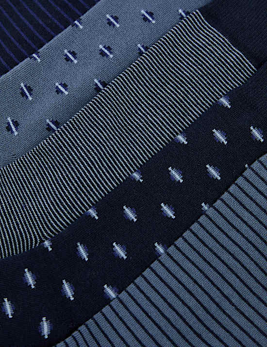 5pk Cool & Fresh™ Geo Cotton Rich Socks