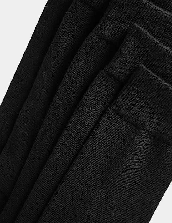 Lot de 5 paires de chaussettes Cool & Fresh&trade; &agrave; semelle matelass&eacute;e