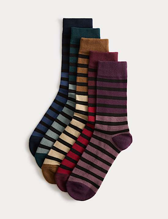 5pk Cool & Fresh™ Cotton Rich Cushioned Socks