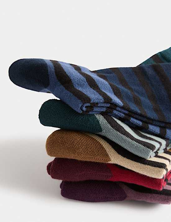 5pk Cool & Fresh™ Cotton Rich Cushioned Socks