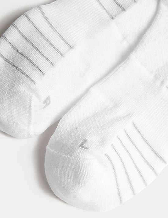 Pack de 5 pares de calcetines de deporte tobilleros con la suela acolchada