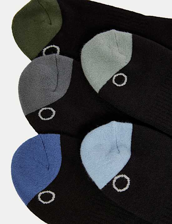 Sportovní ponožky Cool & Fresh™ se zesíleným chodidlem, s vysokým podílem bavlny, 5 párů v balení