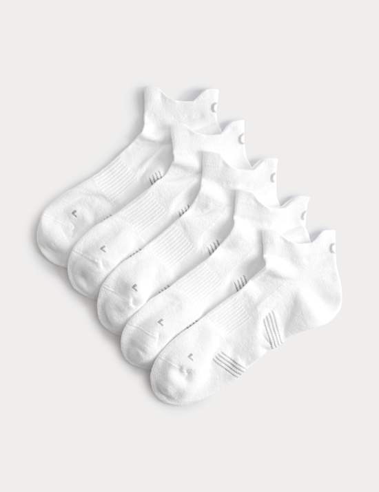 Pack de 5 pares de calcetines acolchados Cool & Fresh&trade; Trainer Liners&trade;