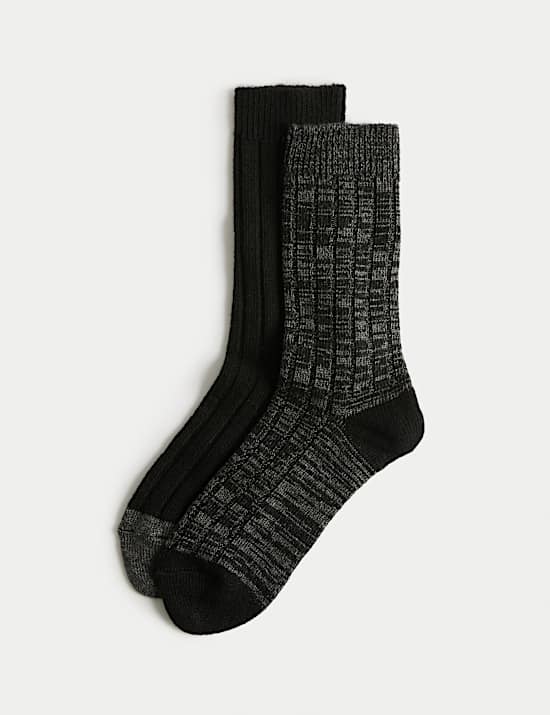 2pk Heatgen Medium Warmth Thermal Socks