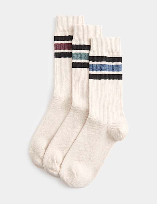 3 Pack Cotton Rich Sports Socks