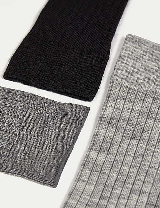 3 Pack Lambswool Smart Socks