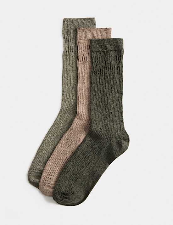 Pack de 3 pares de calcetines de sujeci&oacute;n suave Cool & Fresh&trade;