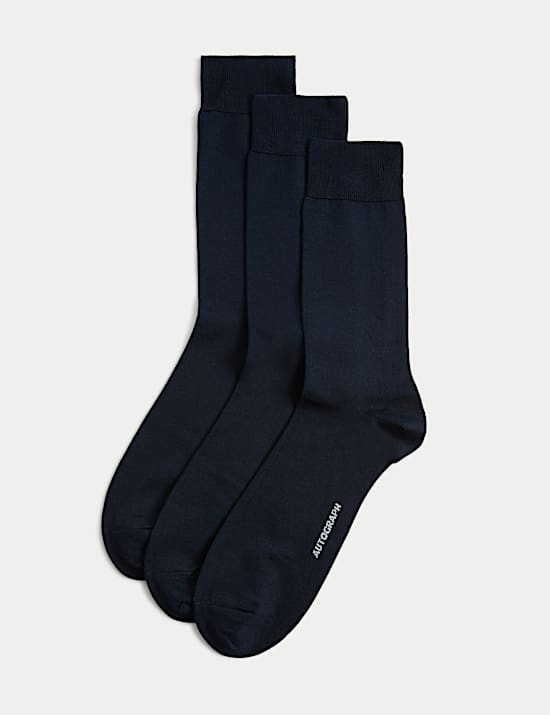 3 Pack Egyptian Cotton Rich Socks