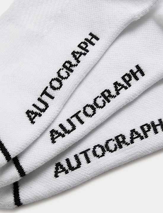 3pk Pima Cotton Blend Sport Socks