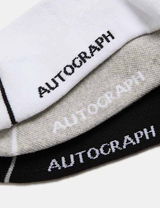 3pk Pima Cotton Blend Sport Socks