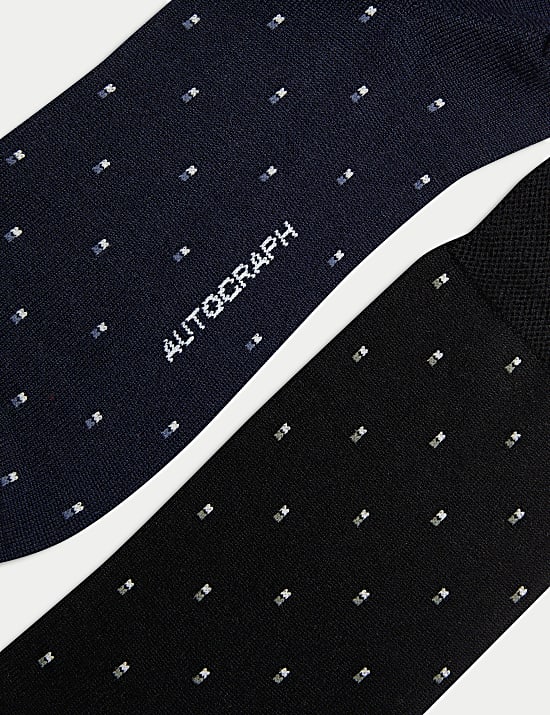 3pk Merino Wool Blend Design Socks