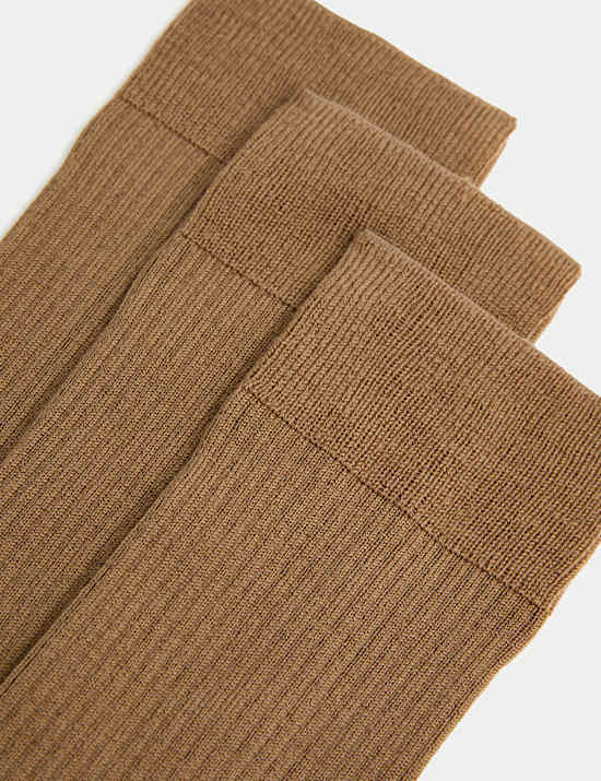 3pk Merino Wool with Cashmere Socks