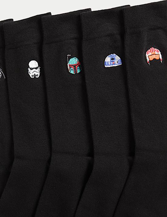 5pk Cool & Fresh™ Star Wars Cotton Rich Socks