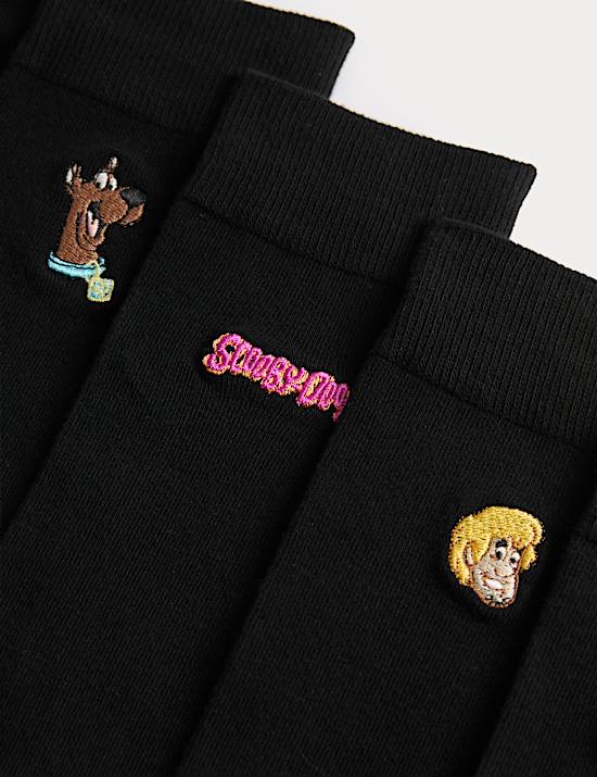 5pk Scooby Doo™ Cotton Rich Socks