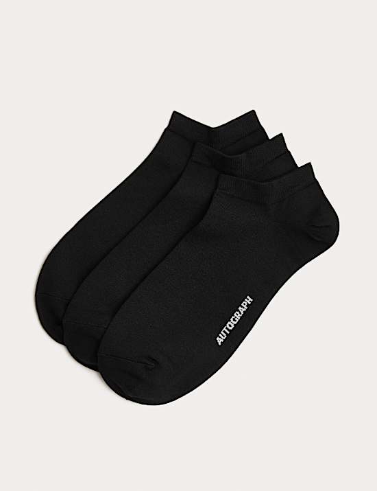 3 Pack Egyptian Cotton Rich Trainer Liners&trade;