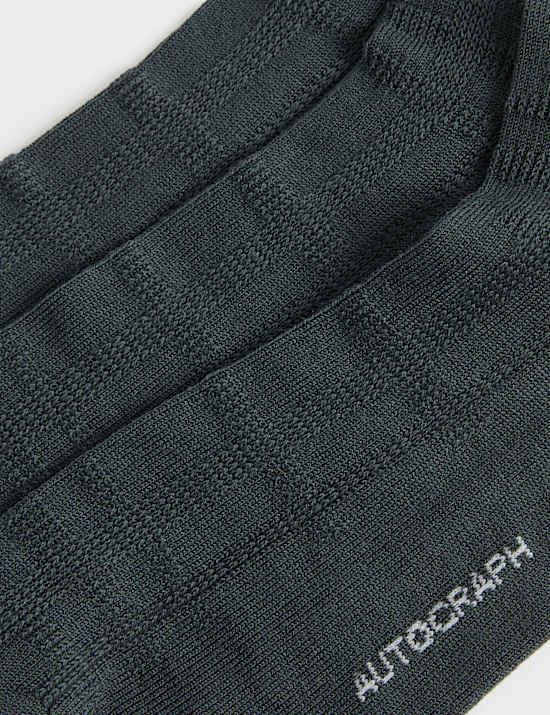 3pk Wool Blend Thermal Socks