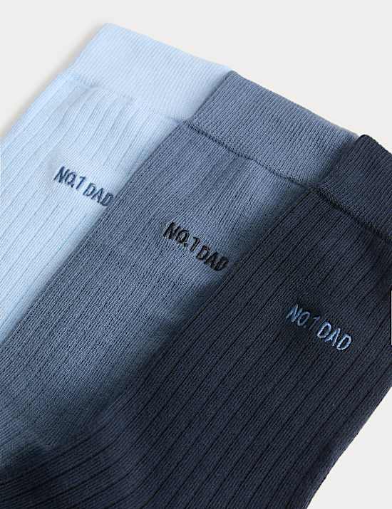 Lot de 3 paires de chaussettes No1 Dad en coton