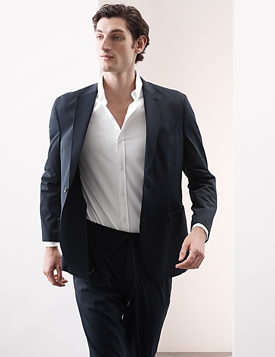 Chemise coupe slim en jersey performance