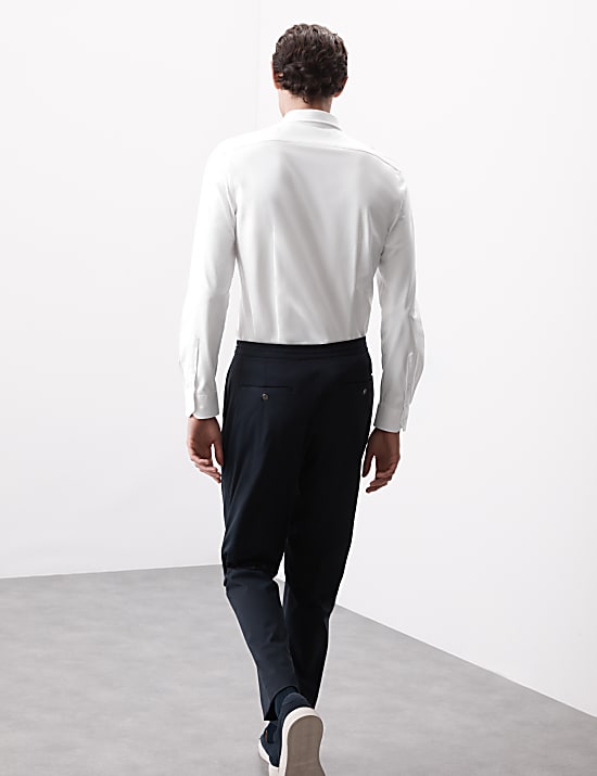 Chemise coupe slim en jersey performance