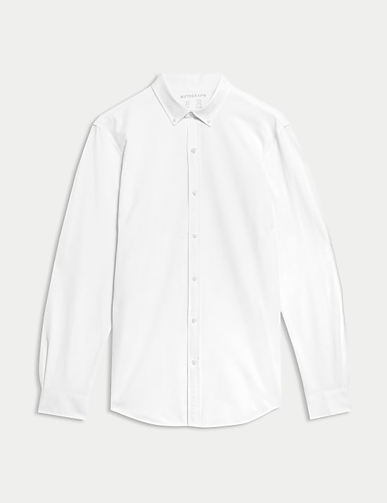 Chemise coupe slim en jersey performance