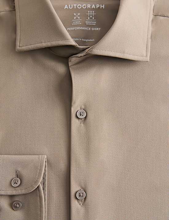 Tailored Fit Stretch Performance Shirt