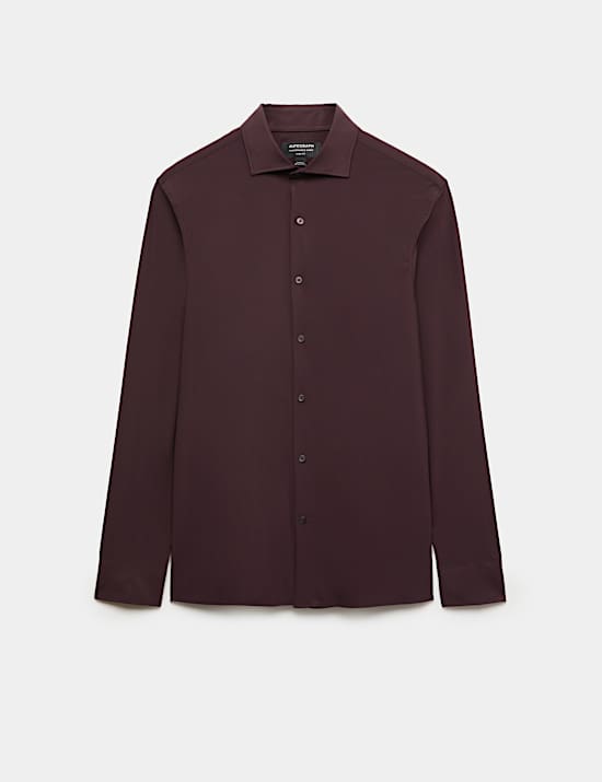 Camisa de corte ajustado de rendimiento el&aacute;stica