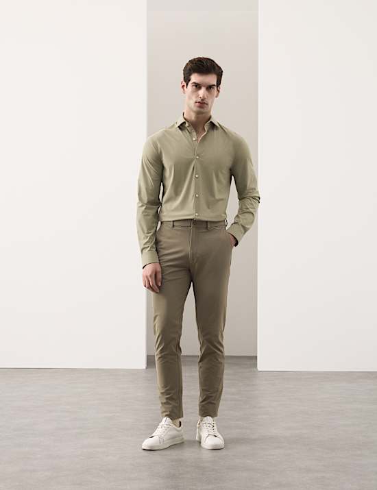 Tailored Fit Stretch Performance Shirt