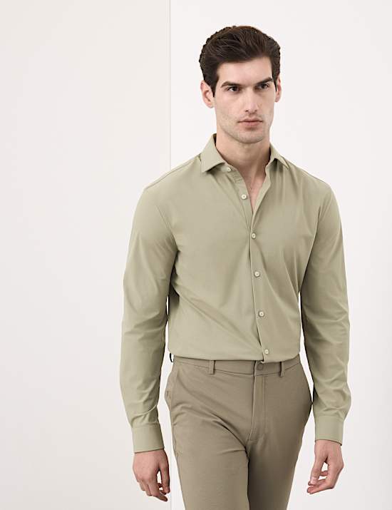 Tailored Fit Stretch Performance Shirt