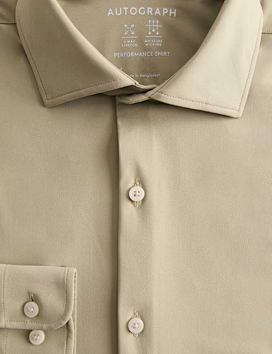 Tailored Fit Stretch Performance Shirt