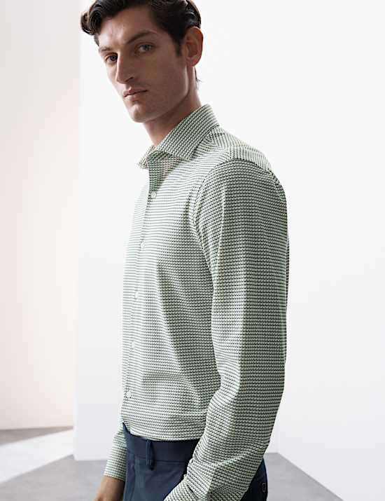 Tailored Fit Stretch Performance Shirt