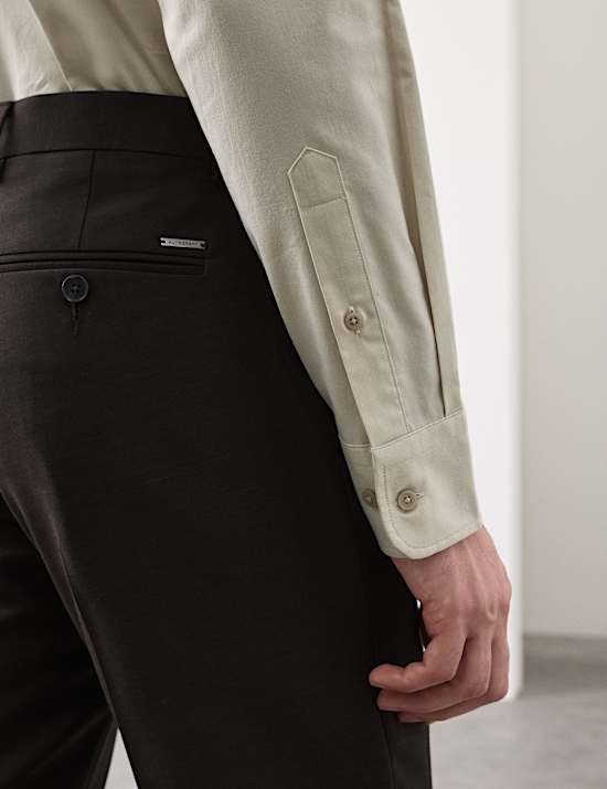 Slim Fit Cotton Performance Shirt