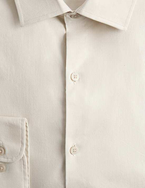 Slim Fit Cotton Performance Shirt