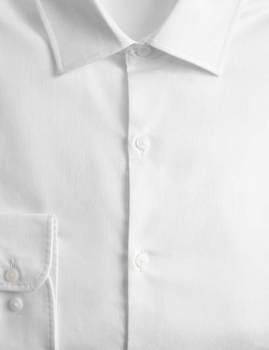 Slim Fit Cotton Tencel Performance Shirt