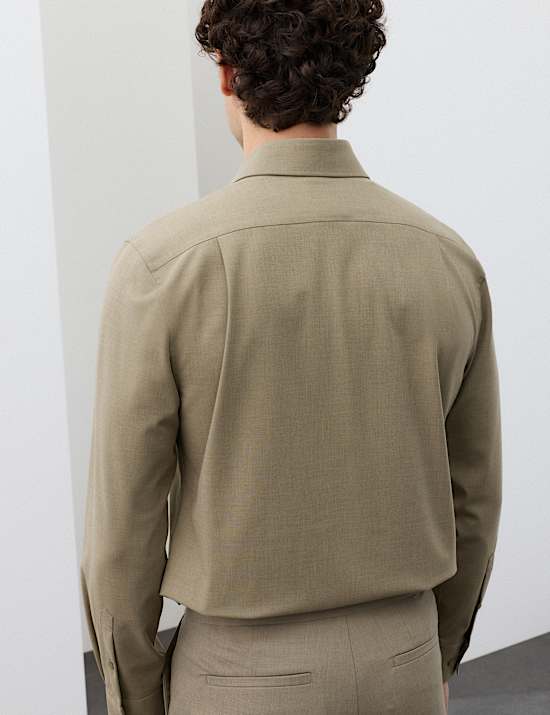 Performance &ndash; Chemise cintr&eacute;e avec laine