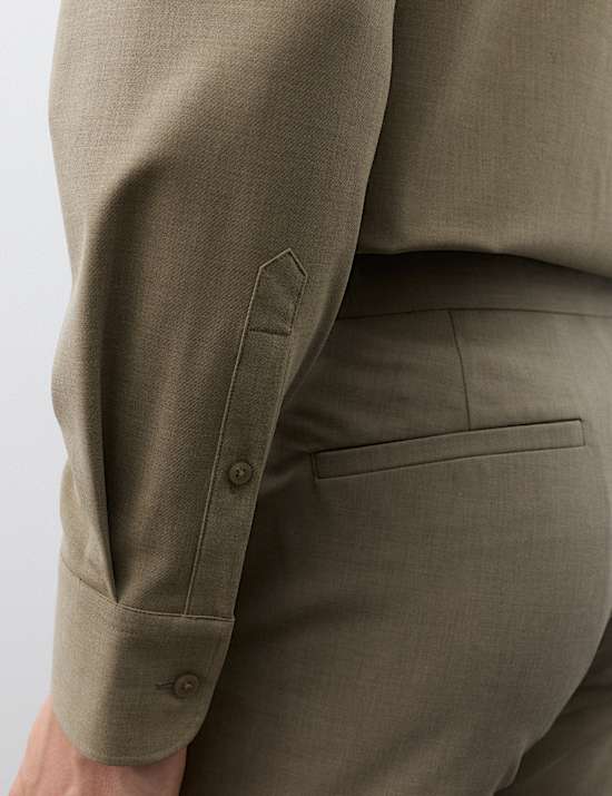 Performance &ndash; Chemise cintr&eacute;e avec laine