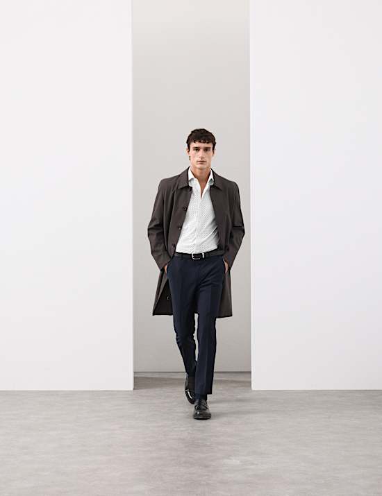 Tailored Fit Stretch Performance Printed Shirt