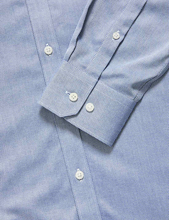 Ultimate Regular Fit Non Iron Cotton Textured Shirt