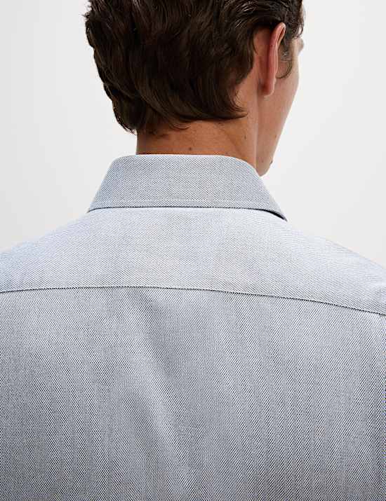 Ultimate Regular Fit Non Iron Cotton Textured Shirt