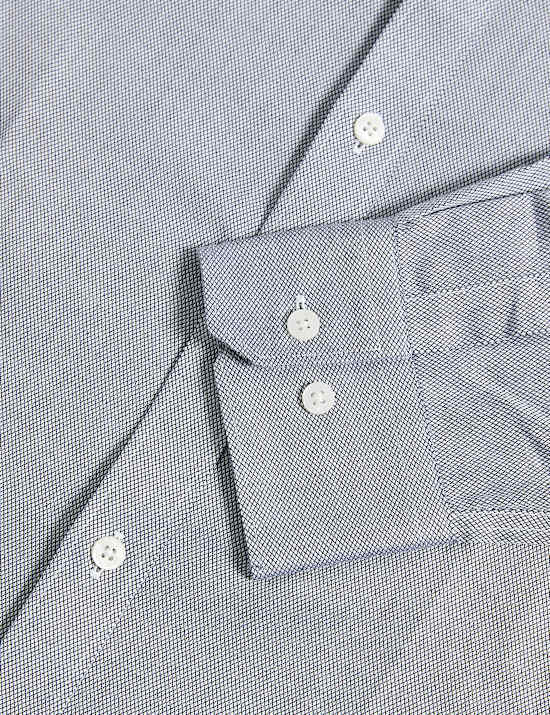 Regular Fit Ultimate Non Iron Cotton Textured Shirt