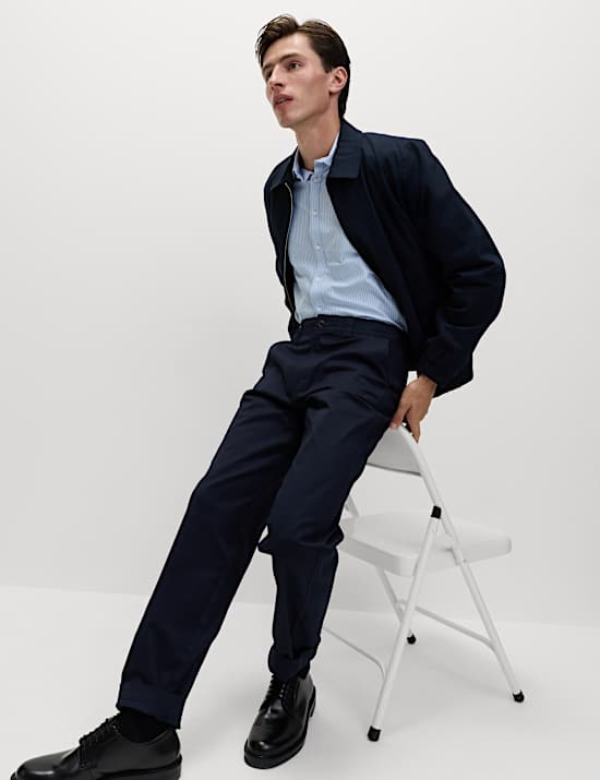 Regular Fit Ultimate Non Iron Jersey Striped Shirt