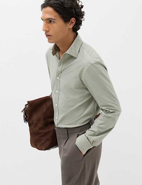 Ultimate Regular Fit Non Iron Striped Shirt