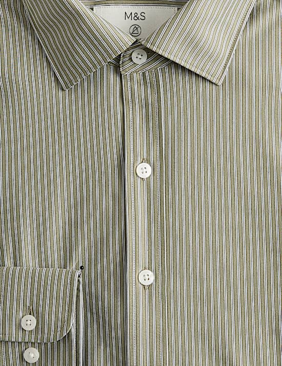 Ultimate Regular Fit Non Iron Striped Shirt