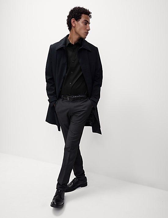 Slim Fit Non Iron Pure Cotton Twill Shirt