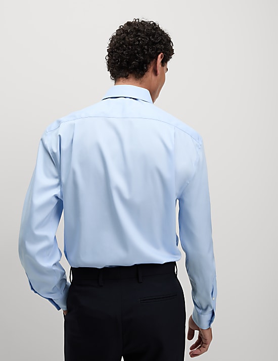 Regular Fit Non Iron Pure Cotton Twill Shirt