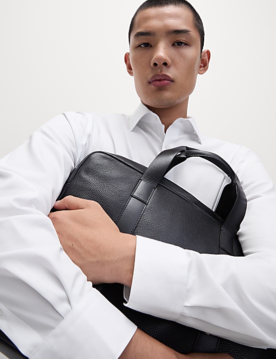 Regular Fit Non Iron Pure Cotton Twill Shirt