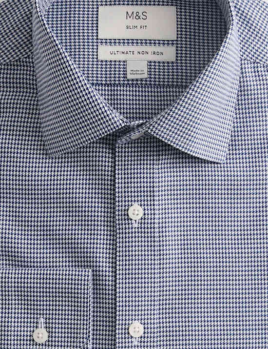 Chemise Ultimate coupe slim en coton sans repassage