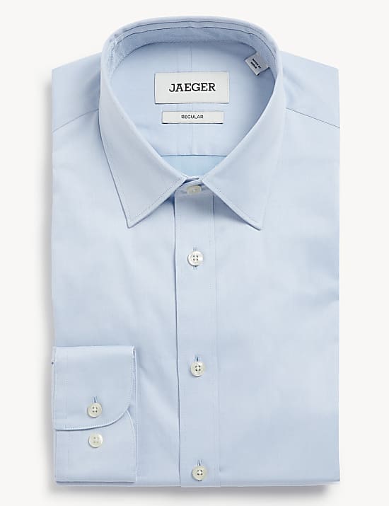 Regular Fit Pure Cotton Twill Shirt