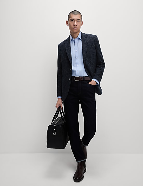 Βαμβακερό πουκάμισο Ultimate, non-iron, με κανονική εφαρμογή