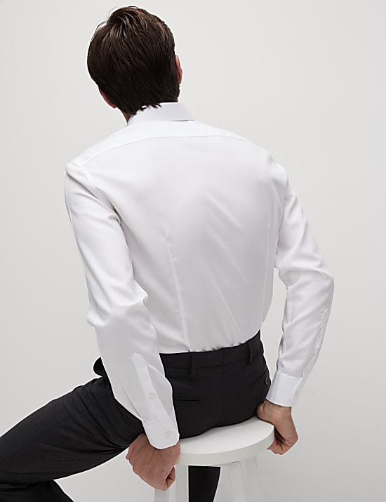 Chemise coupe cintrée en coton sans repassage Ultimate