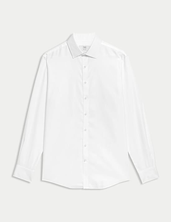 Chemise coupe cintrée en coton sans repassage Ultimate